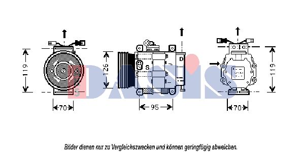 AKS DASIS kompresorius, oro kondicionierius 853400N